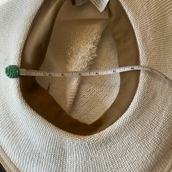 Elegant White Women's Sun Hat - Picture 7 of 7